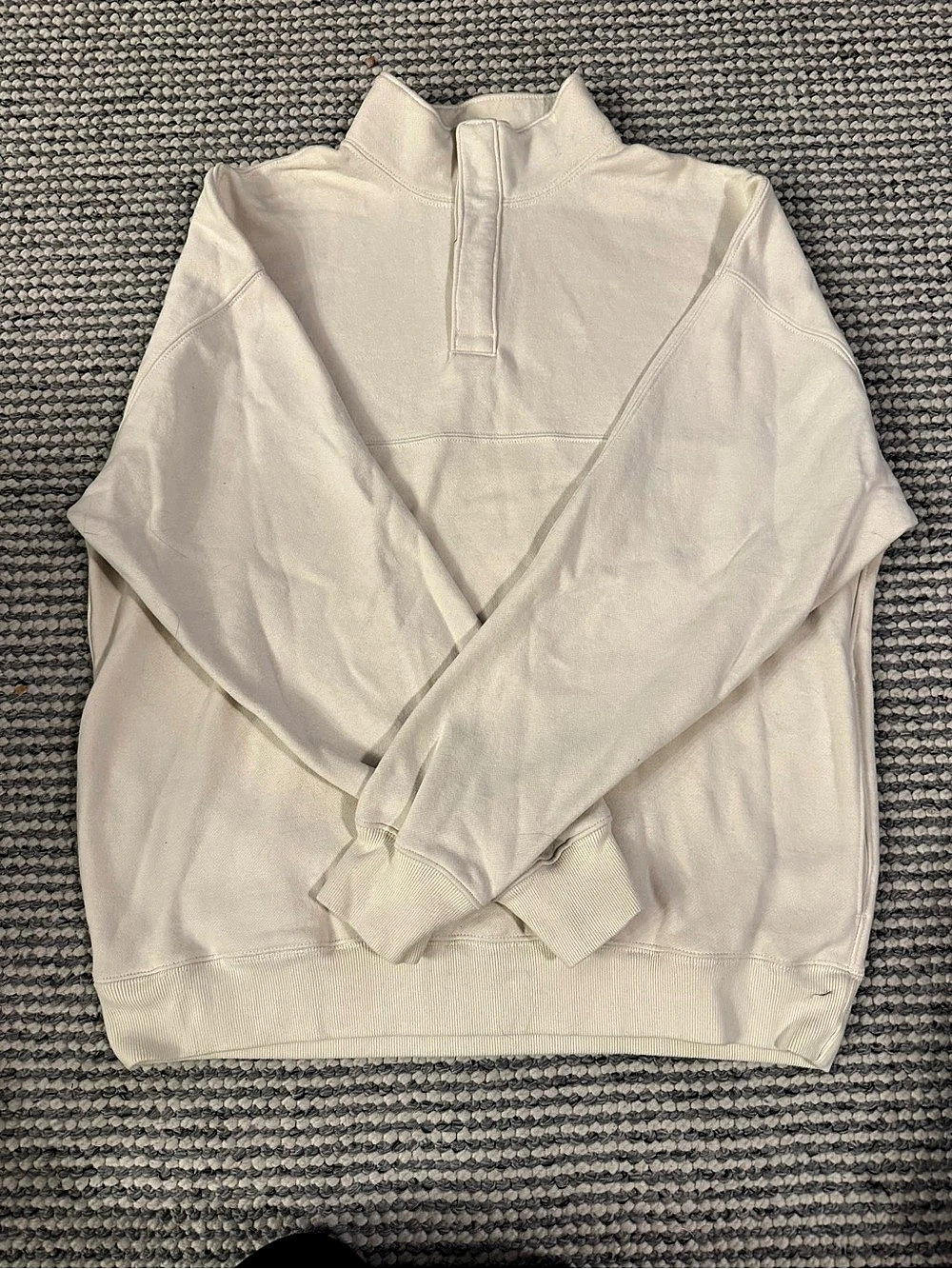 Abercrombie & Fitch Soft A&F Essentials Oversized Snap-Up Sweatshirt Snap-Up